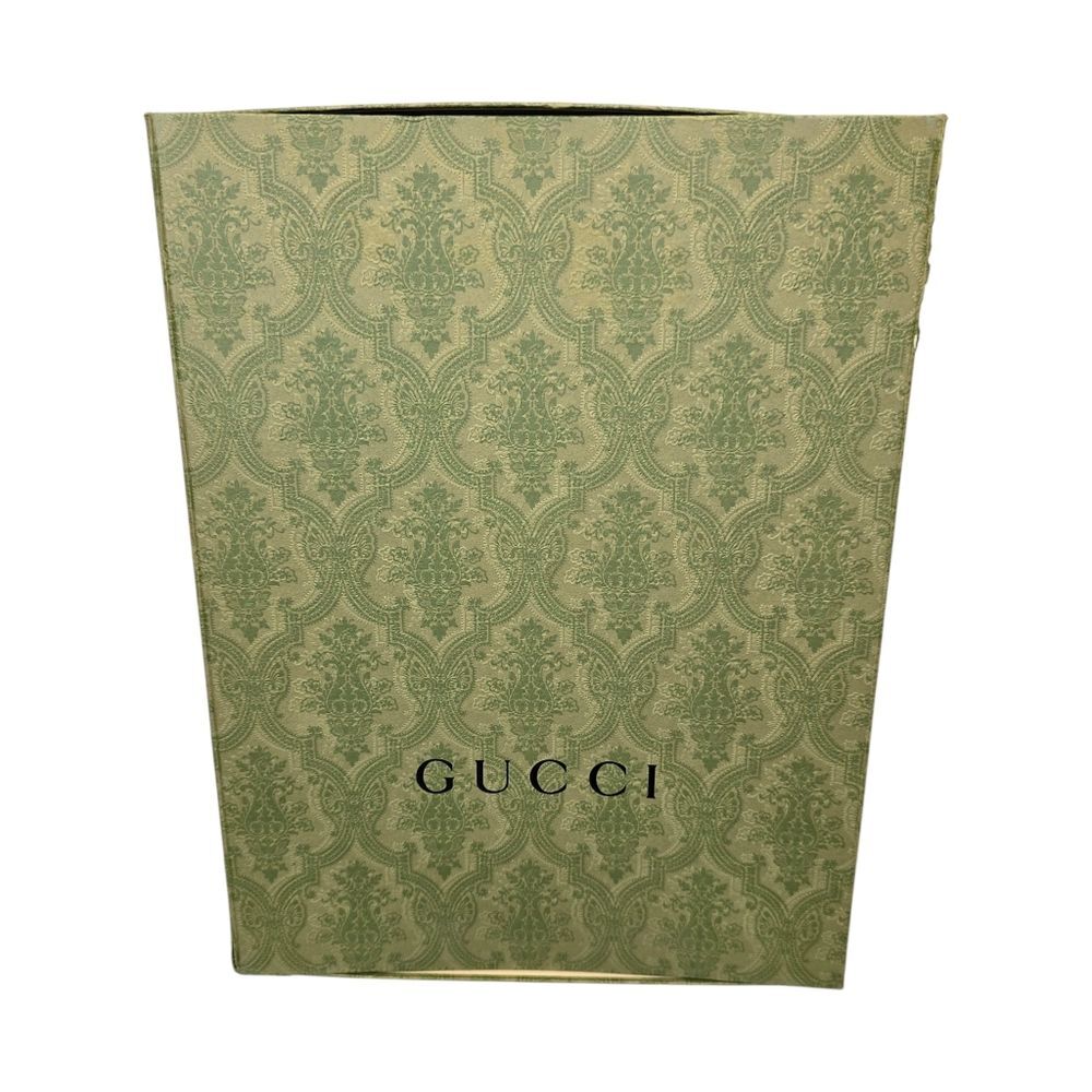 Authentic Gucci Empty Green Embossed Magnetic Box 14.5" L x 11" W x 4.75" H